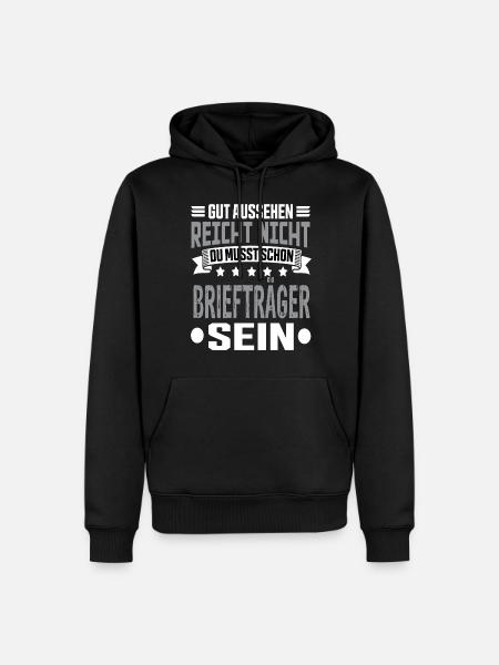 Postman - Men’s Premium Organic Hoodie - black