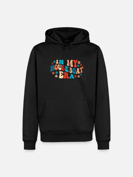 Funny Houseboat Saying - Men’s Premium Organic Hoodie - black
