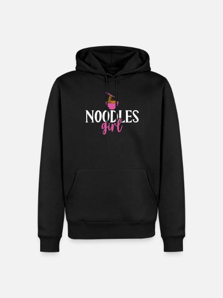 Noodle Lover Gifts - Men’s Premium Organic Hoodie - black