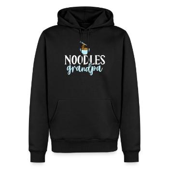 Noodle Lover Gifts - Männer Premium Bio Hoodie - Schwarz - Vorne - Nico (187cm)