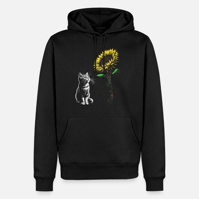 Ciao Bella - Männer Premium Bio Hoodie - Schwarz