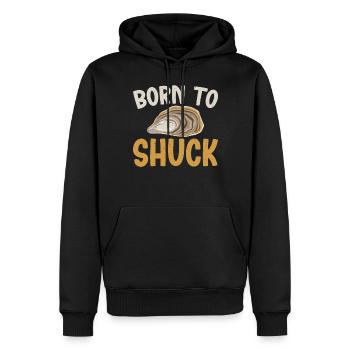 Oyster Gifts - Männer Premium Bio Hoodie - Schwarz - Vorne - Nico (187cm)