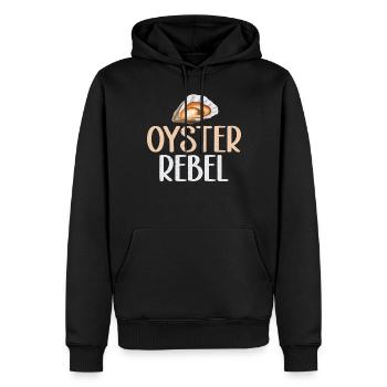Oyster Gifts - Männer Premium Bio Hoodie - Schwarz - Vorne - Nico (187cm)