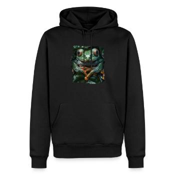 Tree Frog Baumfrösche Baumfrosch - Männer Premium Bio Hoodie - Schwarz - Vorne - Nico (187cm)