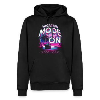Mode vacances des croisiéristes de croisière activé - Sweat à capuche Premium bio Homme - noir - Devant - Nico (187cm)