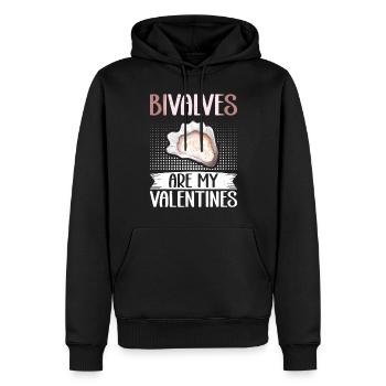 Oyster Gifts - Männer Premium Bio Hoodie - Schwarz - Vorne - Nico (187cm)