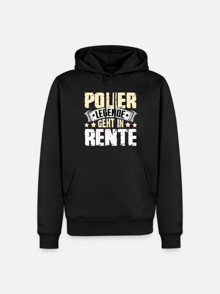 Foreman legend retires - Men’s Premium Organic Hoodie - black