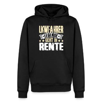 Lkwfahrer Legende Geht In Rente - Männer Premium Bio Hoodie - Schwarz - Vorne - Nico (187cm)