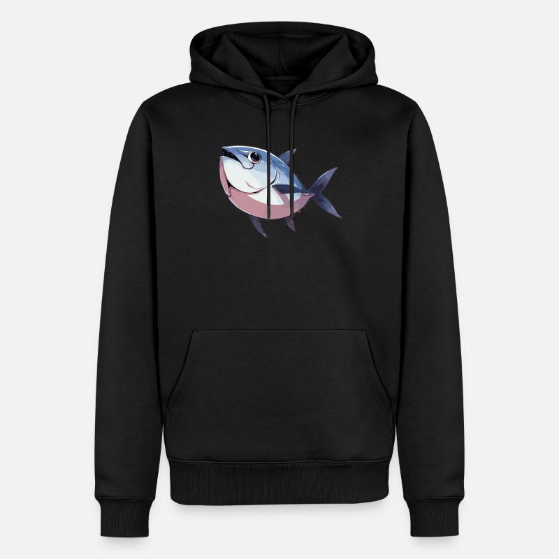 Thon Thunfische Thunfisch - Sweat à capuche Premium bio Homme - noir