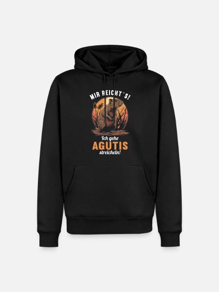 Agouti Agutis Aguti - Men’s Premium Organic Hoodie - black