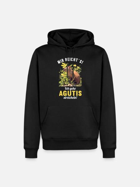 Agouti Agutis Aguti - Men’s Premium Organic Hoodie - black