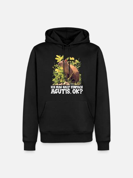 Agouti Agutis Aguti - Men’s Premium Organic Hoodie - black