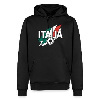 Italien Shirt 2024 Italy Italia Rom Turin Milan - Männer Premium Bio Hoodie - Schwarz - Vorne - Nico (187cm)