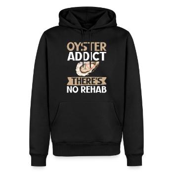 Oyster Gifts - Männer Premium Bio Hoodie - Schwarz - Vorne - Nico (187cm)