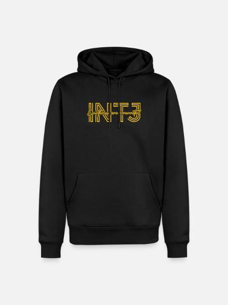 INTJ Persönlichkeit Architekt - Männer Premium Bio Hoodie - Schwarz