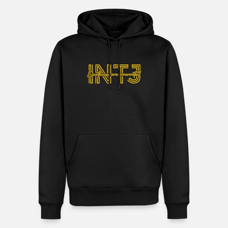 Architecte de personnalité INTJ - Sweat à capuche Premium bio Homme - noir