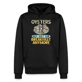 Oyster Gifts - Männer Premium Bio Hoodie - Schwarz - Vorne - Nico (187cm)