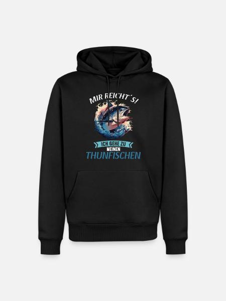 Tuna Thunfische Thunfisch - Men’s Premium Organic Hoodie - black