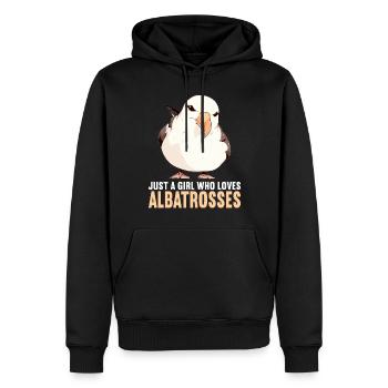 Albatross Albatrosse Albatros - Männer Premium Bio Hoodie - Schwarz - Vorne - Nico (187cm)