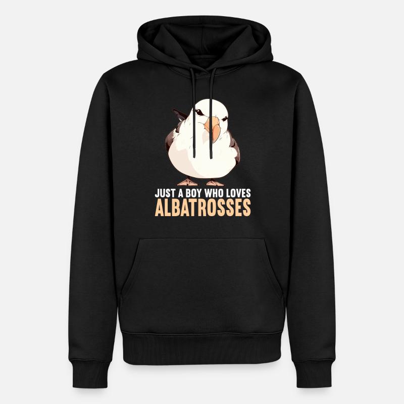 Albatross Albatrosse Albatros - Sweat à capuche Premium bio Homme - noir
