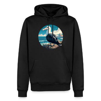 Albatross Albatrosse Albatros - Männer Premium Bio Hoodie - Schwarz - Vorne - Nico (187cm)