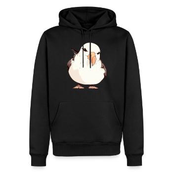 Albatross Albatrosse Albatros - Männer Premium Bio Hoodie - Schwarz - Vorne - Nico (187cm)