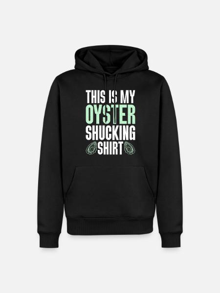 Oyster Gifts - Männer Premium Bio Hoodie - Schwarz