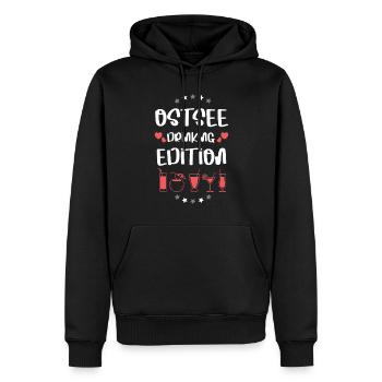 Ostsee Drinking Team - Männer Premium Bio Hoodie - Schwarz - Vorne - Nico (187cm)