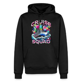 Kreuzfahrt Kreuzfahrer Cruise Squad - Männer Premium Bio Hoodie - Schwarz - Vorne - Nico (187cm)