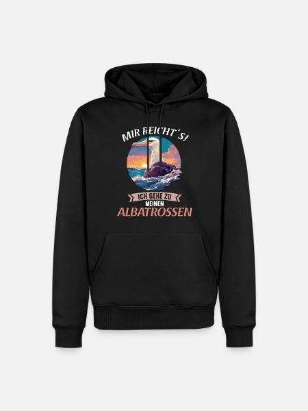Albatross Albatrosse Albatros - Men’s Premium Organic Hoodie - black