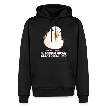 Albatross Albatrosse Albatros - Männer Premium Bio Hoodie - Schwarz - Vorne - Nico (187cm)