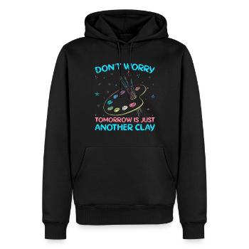 Artist Painter Graphic Just Another Clay Art Gift - Männer Premium Bio Hoodie - Schwarz - Vorne - Nico (187cm)