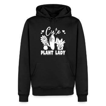 Hobby Gardener Plant Lover - Gardening Cute Plant - Männer Premium Bio Hoodie - Schwarz - Vorne - Nico (187cm)