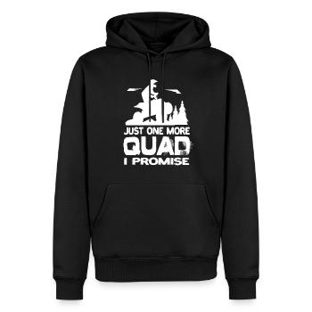 Juste un quad de plus, je vous promets quad quad atV - Sweat à capuche Premium bio Homme - noir - Devant - Nico (187cm)