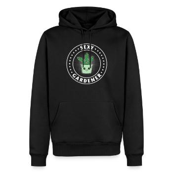 Gardening Funny Garden Plant - Sexy Gardener - Männer Premium Bio Hoodie - Schwarz - Vorne - Nico (187cm)