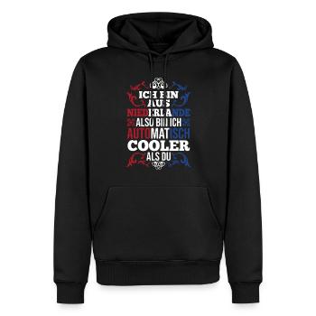Pays-Bas Pays-Bas Pays-Bas - Sweat à capuche Premium bio Homme - noir - Devant - Nico (187cm)