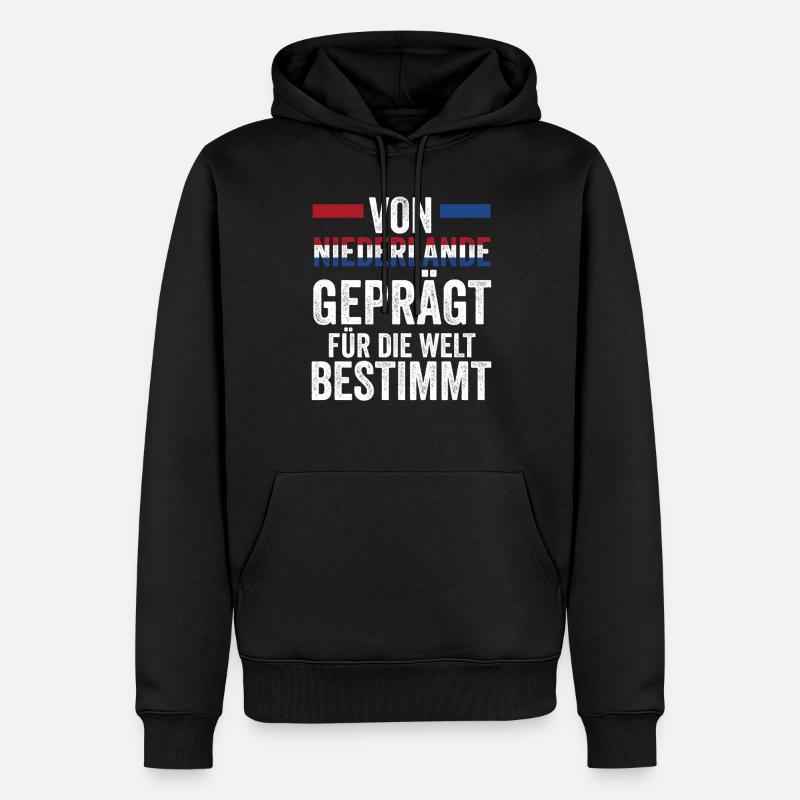 Pays-Bas Pays-Bas Pays-Bas - Sweat à capuche Premium bio Homme - noir