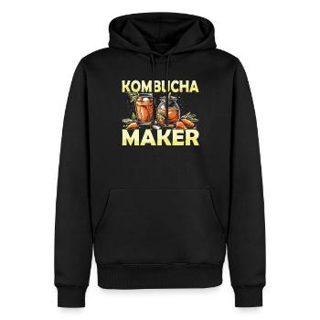 Kombucha Maker Kombucha Tee liebhaber - Männer Premium Bio Hoodie - Schwarz - Vorne - Nico (187cm)