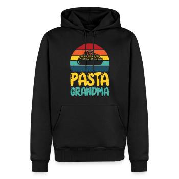 Pasta Lover Gifts - Männer Premium Bio Hoodie - Schwarz - Vorne - Nico (187cm)