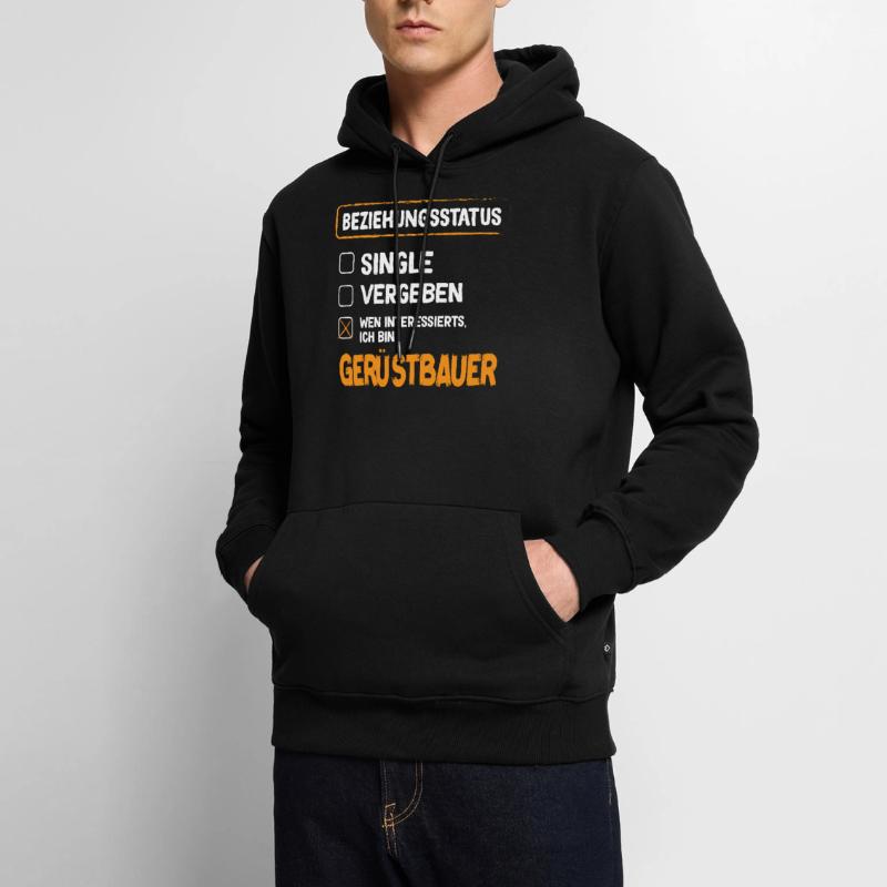 Statut de la relation d’échafaudage Échafaudage Échafaudage Sweat à capuche Premium bio Homme