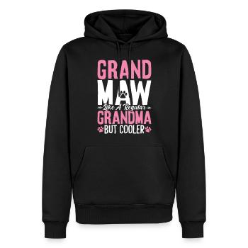 Lustiger Hund Oma Dogma Welpen Mutter von Hunden - Männer Premium Bio Hoodie - Schwarz - Vorne - Nico (187cm)