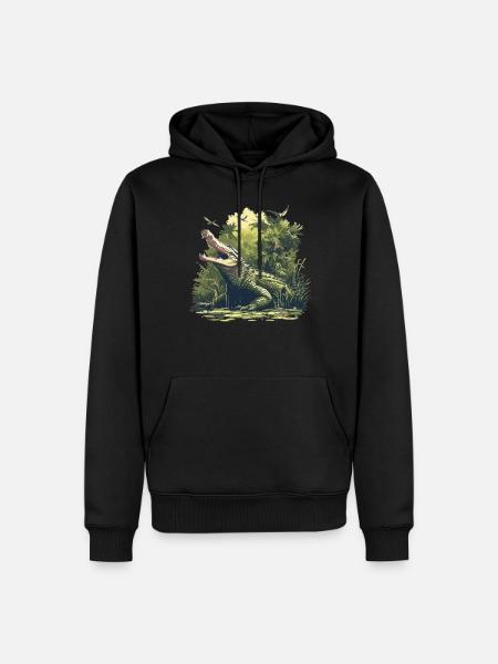 Alligatoren Alligator - Men’s Premium Organic Hoodie - black
