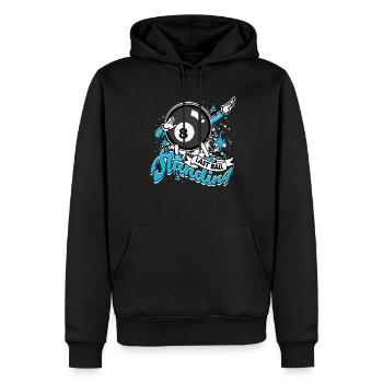 8-Ball Billard Last Ball Standing - Männer Premium Bio Hoodie - Schwarz - Vorne - Nico (187cm)