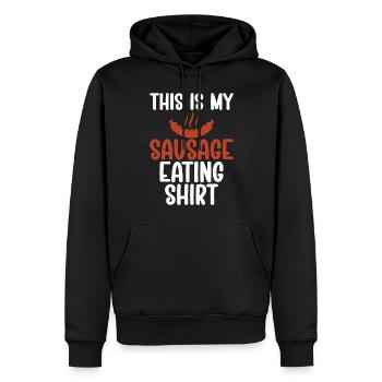 Sausage Lover - Männer Premium Bio Hoodie - Schwarz - Vorne - Nico (187cm)