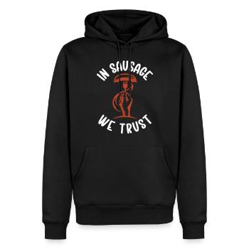 Sausage Lover - Männer Premium Bio Hoodie - Schwarz - Vorne - Nico (187cm)