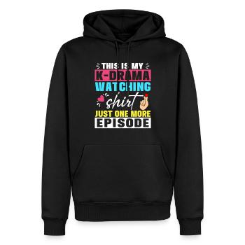 Koreanischer Drama Merch K-Drama Liebhaber Fan - Männer Premium Bio Hoodie - Schwarz - Vorne - Nico (187cm)