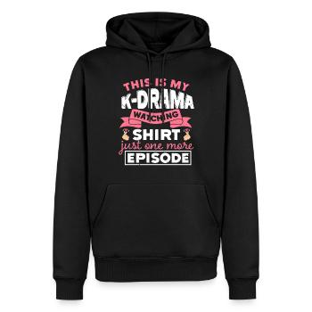 Koreanischer Drama Merch K-Drama Liebhaber Fan - Männer Premium Bio Hoodie - Schwarz - Vorne - Nico (187cm)