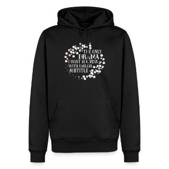 Koreanischer Drama Merch K-Drama Liebhaber Fan - Männer Premium Bio Hoodie - Schwarz - Vorne - Nico (187cm)