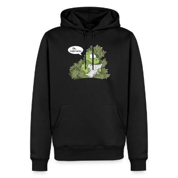 Der Humor Der Paläontologie Dinosaurier - Männer Premium Bio Hoodie - Schwarz - Vorne - Nico (187cm)