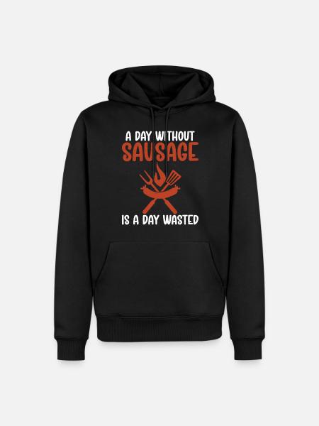 Sausage Lover - Men’s Premium Organic Hoodie - black